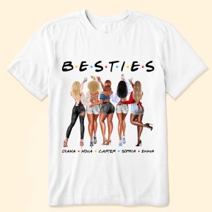 Besties - PersonalizedOne Size Shirt